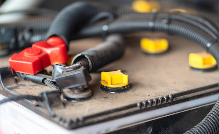 Inlet valve of the car battery