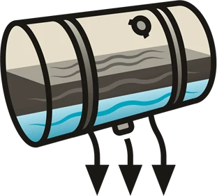 Water in Diesel Graphic