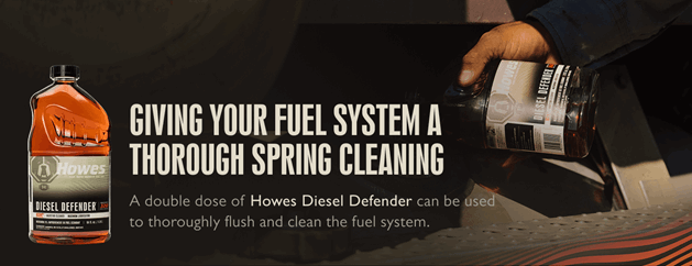 Use a Double Dose of Howes Diesel Defender to Flush Your Diesel Fuel System