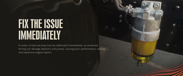 Fix Water in Fuel Light Diesel